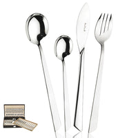 Pintinox EuclideCutlery Set in Stainless Steel Set of 75 Pcs