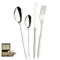 Pintinox Olivia Service De Couverts En Acier Inoxydable Set 126 Pcs