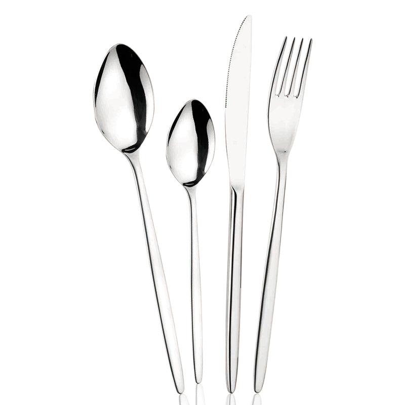 Pintinox Olivia Cutlery Set in Stainless Steel Set of 24 Pcs