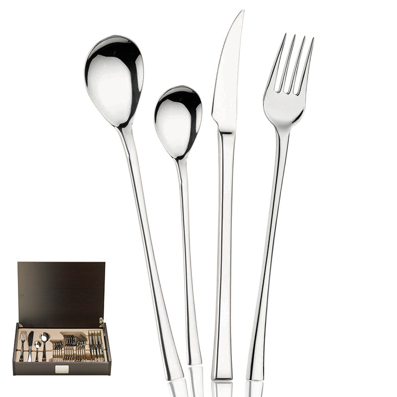 Pintinox ConceptCutlery Set in Stainless Steel Set of 24 Pcs