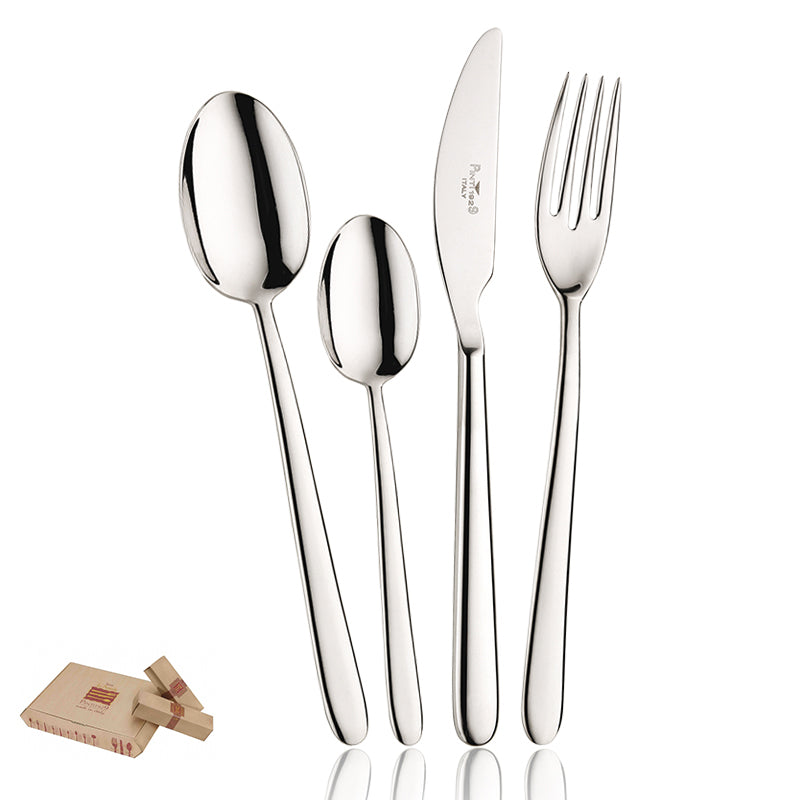 Pintinox PrivilegeCubertería de acero inoxidable set de 75 piezas