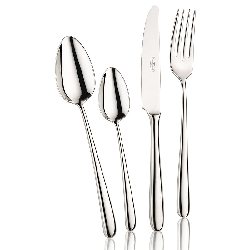 Pintinox BramanteBesteckset geschmiedet aus Edelstahl Set mit 24 Stück