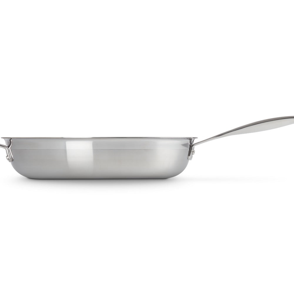 Le Creuset Acciaio Inox anti-aanbak ondiepe pan in roestvrij staal