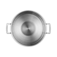 Le Creuset Acciaio Inox Wok En Acero Inoxidable Con Tapa En Vidrio