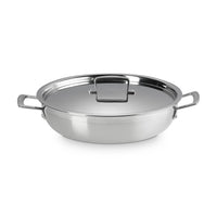 Le Creuset Shallow Non-Stick Sauté Pan In Stainless Steel