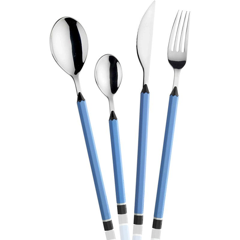 Pintinox Matite Service De Couverts En Acier Inoxydable Set 24 Pz