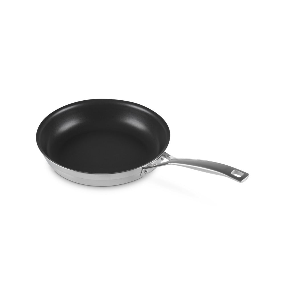 Le Creuset Acciaio Inox anti-aanbak ondiepe pan in roestvrij staal