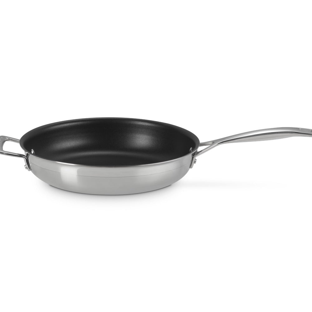 Le Creuset Acciaio Inox anti-aanbak ondiepe pan in roestvrij staal