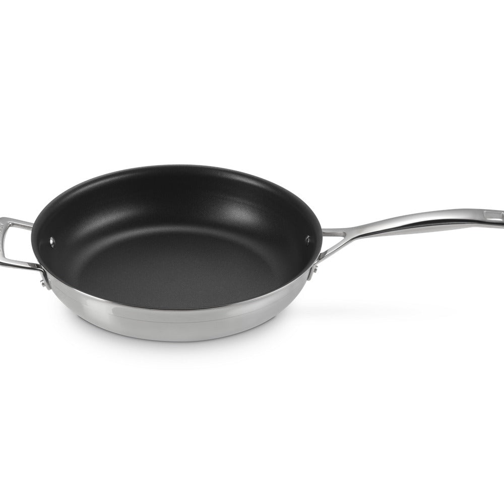 Le Creuset Acciaio Inox anti-aanbak ondiepe pan in roestvrij staal