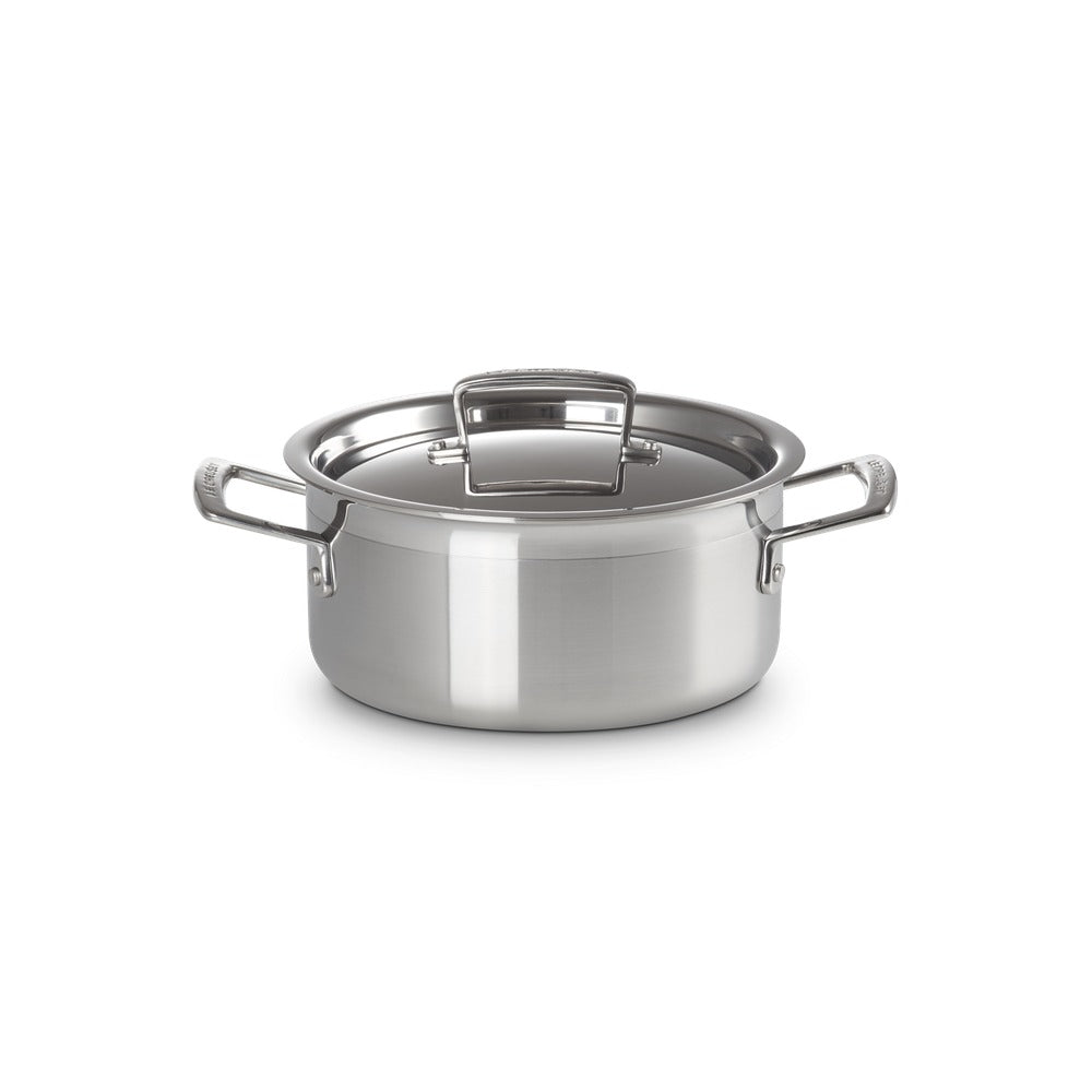 Le Creuset Acciaio Inox Pot With Stainless Steel Lid