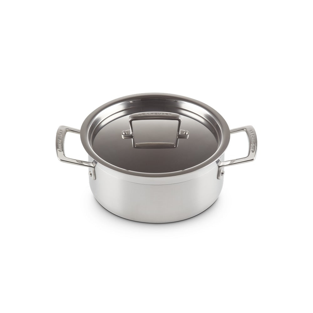 Le Creuset Acciaio Inox Pot With Stainless Steel Lid