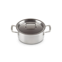 Le Creuset Acciaio Inox Pot With Stainless Steel Lid