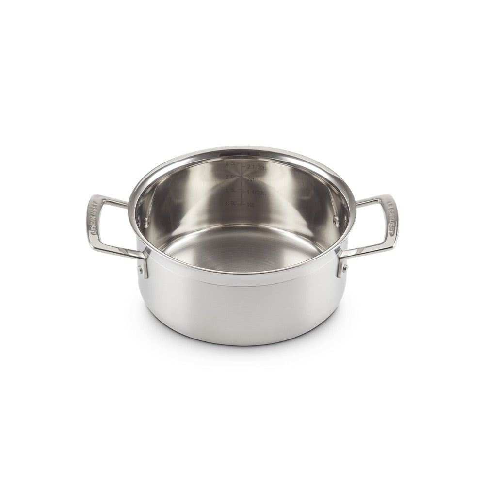 Le Creuset Acciaio Inox Pot With Stainless Steel Lid