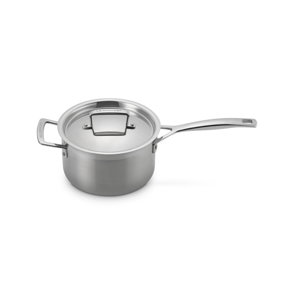 Le Creuset Acciaio Inox Casseruola Con Manico Lungo e Maniglia In Acciaio Inox