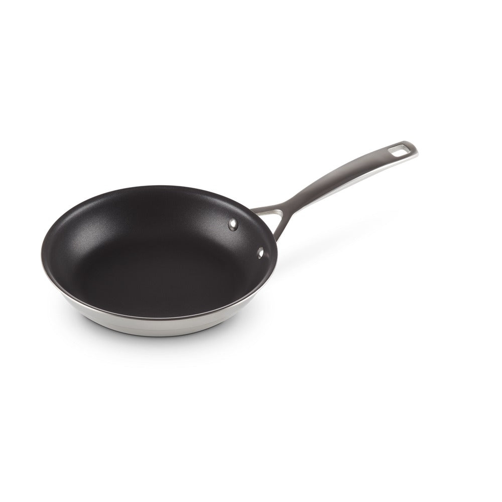 Le Creuset Acciaio Inox anti-aanbak ondiepe pan in roestvrij staal