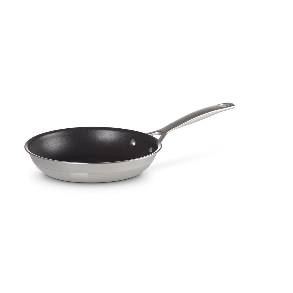 Le Creuset Acciaio Inox anti-aanbak ondiepe pan in roestvrij staal