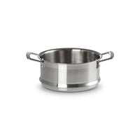 20 cm - Le Creuset Cestillo de cocción al vapor con asas de acero inoxidable