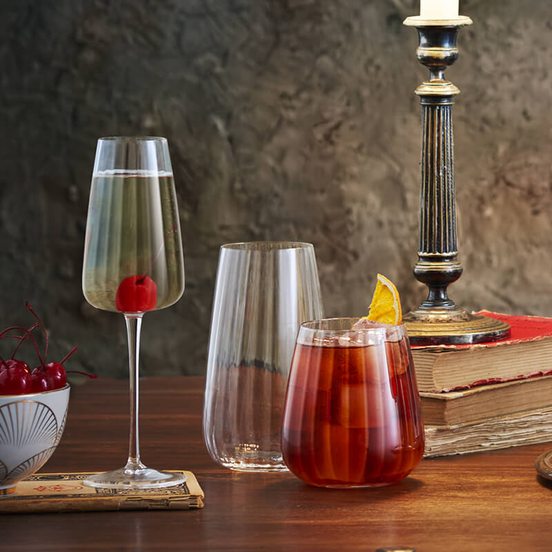 57 Cl Bormioli Luigi Speakeasies Vaso para Bebidas De Vidrio Set de 6 Pzas