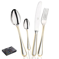 Pintinox Sirio Juego de Cubiertos En Acero Inoxidable Set de 49 Pzas
