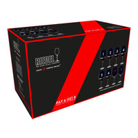 61 Cl Riedel Vinum Cabernet Merlot rode wijnglas van glas Set van 8 stuks