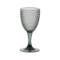 35 Cl Outdoor Diamond Water Goblet in SAN Set of 12 Pcs