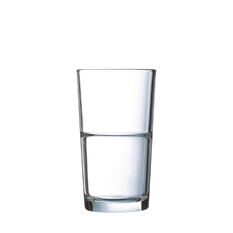 29 Cl Arcoroc Stack Up Soft Drink Glass in Glass Set 6 Pcs