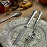 Pintinox Settecento Cutlery Set in Stainless Steel Set of 49 Pcs