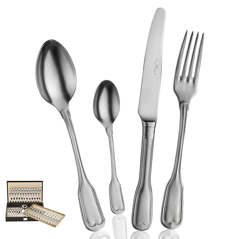 Pintinox Vittoriale Servizio Posate In Acciaio Inox Set 75 Pz