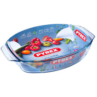 35X24 Cm Pyrex Irresistible Plat à four ovale en verre borosilicaté