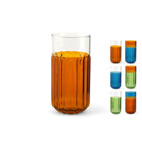 42 cl - H&H Factory Soft Drink Glass in Borosilicate Glass - Set of 6 Pcs