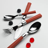 Pintinox Velvet Cutlery Set In Stainless Steel Set 24 Pcs