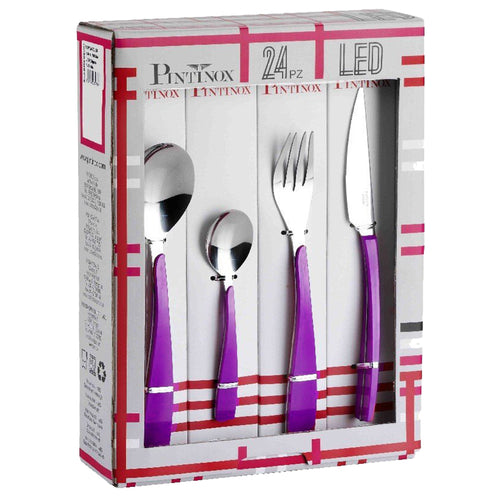 Pintinox Led Besteckset Aus Edelstahl Set 24 Stk