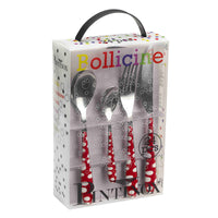 Pintinox Bollicine Service de Couverts en Acier Inoxydable - Lot de 24 Pcs