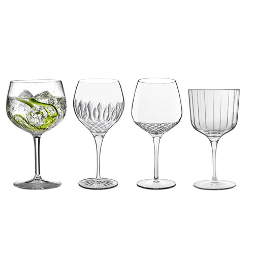 Bormioli Luigi Gin Selection Set Calici Gin Tonic In Vetro Set 4 Pezzi