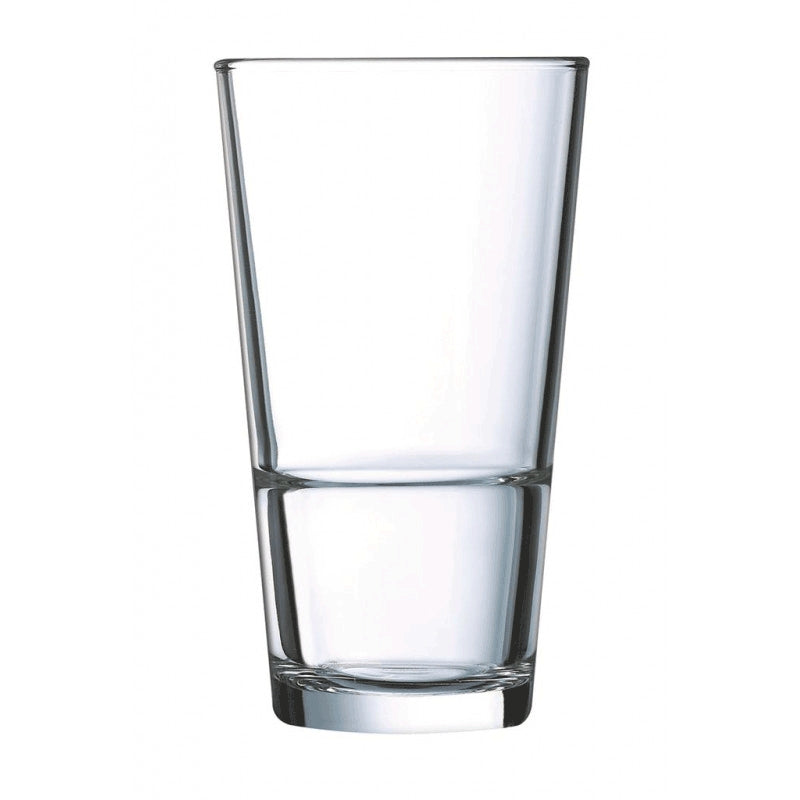 35 Cl Arcoroc Stack Up Soft Drink Glass in Glass Set 6 Pcs