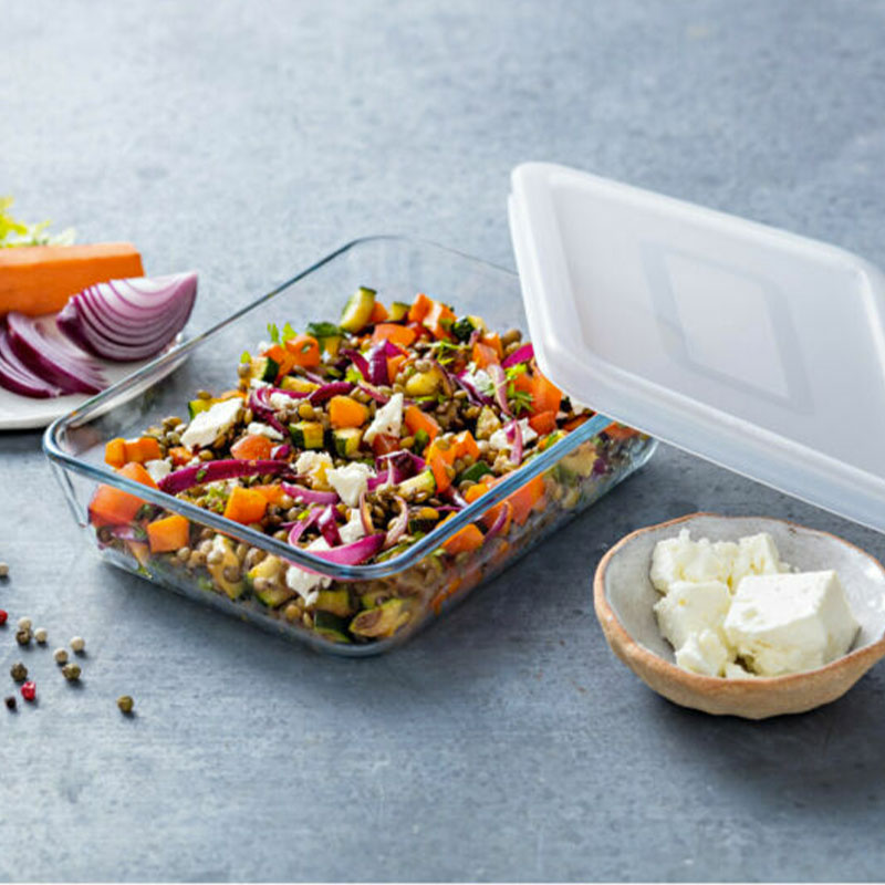 Pyrex Cook And Freeze Set Recipientes Para Alimentos En Vidrio Borosilicato Set 3 Pz