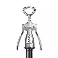 Vacu Vin Ouvre-Bouteille Tire-Bouchon Double Levier Aile En Acier Inoxydable