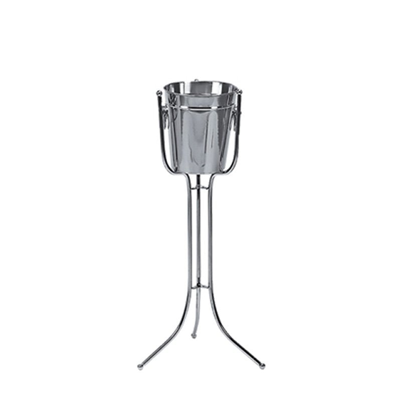 24 X H 76Cm Piazza Colonne Porte-Seau En Acier Inoxydable