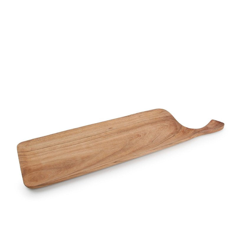 50X15 Cm Wood And Food Rechteckiges Tablett Mit Holzgriff