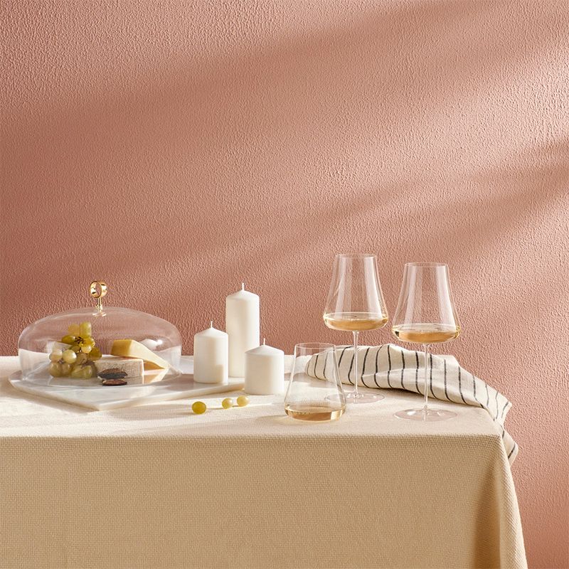 70 Cl Nude Steam Zero Calice Vino Bianco In Vetro Set 2 Pezzi