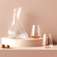 45 Cl Nude Steam Zero Waterglas van glas Set van 2 stuks