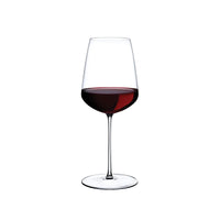 65 Cl Nude Steam Zero Copa de vino tinto de vidrio Set de 2 piezas