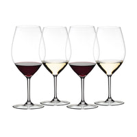 99 5 Cl Riedel Wine Friendly Verre à Vin Rouge En Verre Set de 4 Pcs