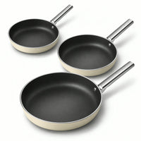 20-24-28 cm - Cookware Set Lage Koekenpannen van Aluminium met Keramische Coating - Set van 3