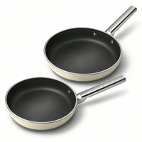 24-28 cm - Cookware Set Lage Koekenpannen van Aluminium met Keramische Coating - Set van 2