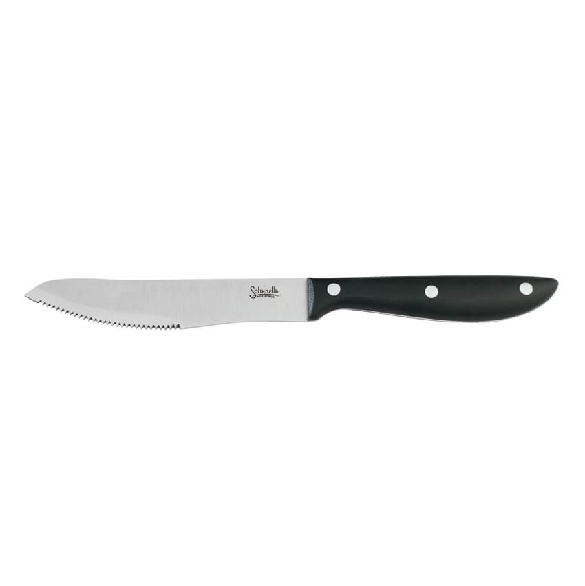 12.5 cm - Salvinelli Bistrot Steak Knife In Stainless Steel Set 6 Pcs