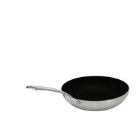 Agnelli Induction Chef 2-Ply Padella Alta Svasata Antiaderente SharkSkin In Alluminio Con Manico Inox