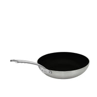 Agnelli Induction Chef 2-Ply Padella Alta Svasata Antiaderente SharkSkin In Alluminio Con Manico Inox