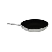 Agnelli Induction Chef 2-Ply Low Sloped Non-Stick SharkSkin Pan in Aluminum with Stainless Steel Handle