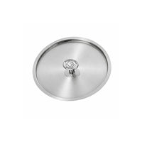 Alu-Inox 3-Laags Deksel van Aluminium met Knop in Roestvrij Staal
